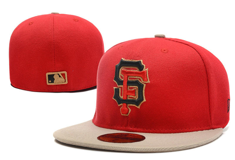 San Francisco Giants Red Fitted Hat LX 0701
